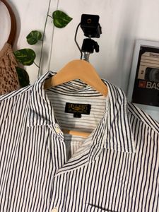 Men's Striped Short Sleeve Shirt