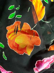 Floral Pleated Mini Dress