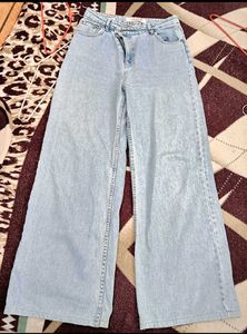Light Wash Wide Leg Jeans