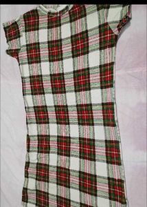 Classic Plaid Mini Dress
