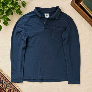 Men's Navy Blue Pullover Shirt