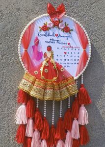 Wedding Anniversary Hoop Embroidery