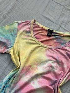 Tie-Dye Knot Front Top