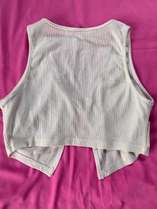Chic Wrap Front Crop Top