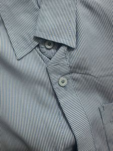 Men's Light Blue Striped Shirt