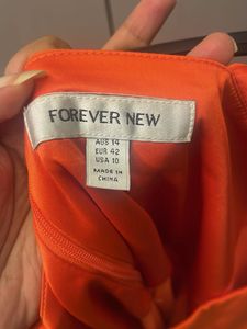 Vibrant Orange Wide-Leg Jumpsuit