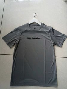 Men's Grey 'Rising Champion' T-Shirt
