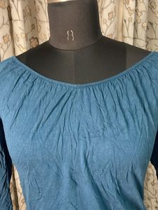 H&amp;M Teal Tunic Top