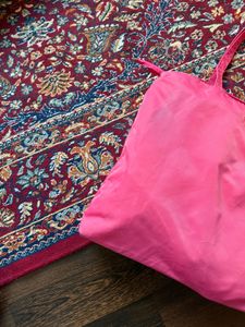 Prada Pink Nylon Tote Bag