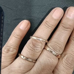 Gold Tone Ring Set