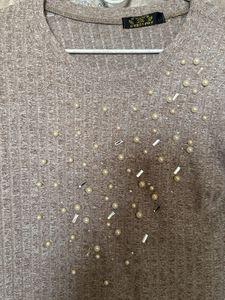 a knit dress