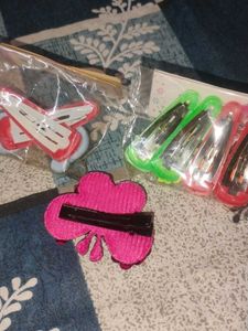 Cute Hair Clips and Scrunchie Set