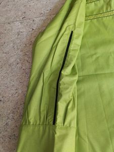 Lime Green Cartoon Print Shirt
