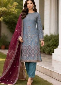 Full embroidery work 3 psc pakistani set