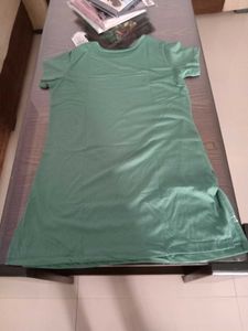 Green Printed cotton  T-SHIRT 👕