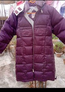Purple Puffer long jacket