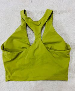💚 Olive Green Twist Front Crop Top 💚