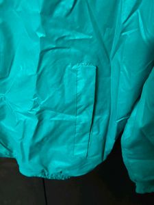 Teal Windbreaker Jacket