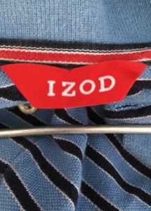 Izod Striped Polo Shirt