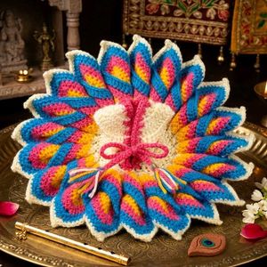 Handmade Crochet kanha dress 💕