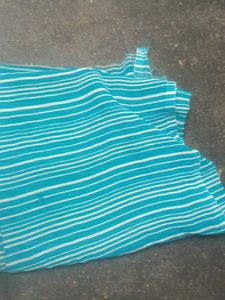 Blue &amp; White Striped blouse material
