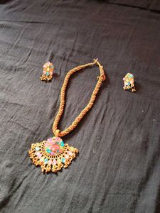 Bohemian Style Necklace &amp; Earring Set