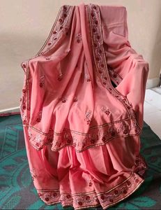 HandWork Saree With Blouse