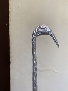 Decorative Silver Bird Showpiece(aluminium)