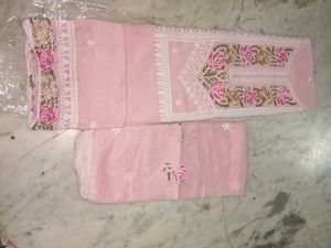 Pink Chikankari Kurta Set with Dupatta