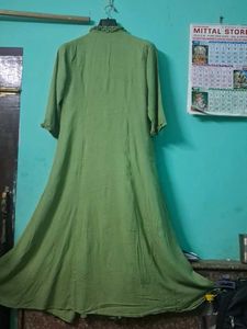 Elegant Ethnic Gown with desi jacket
