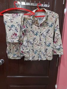 Floral Printed Kurta and Pants Set