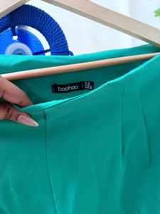 Green High Waist Trousers