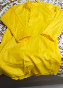 Bright Yellow Kurta