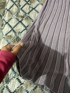 Winter Striped Skirt