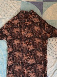 Men's Tropical Print Short Sleeve Shirt