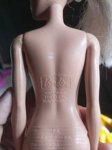Barbie Doll with Pink Top &amp; Denim Skirt