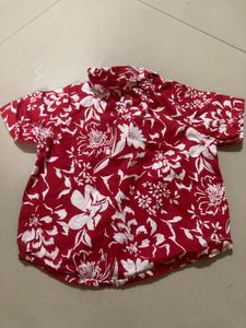 Cute Floral Baby Shirt