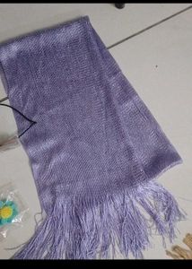Sparkly Lavender Scarf