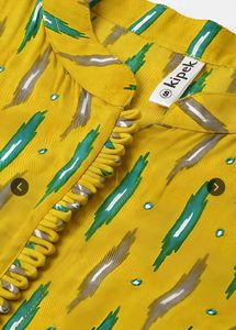 🌼Bright Yellow Printed Kurta