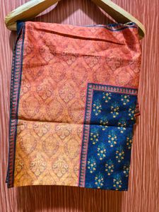 Boys Bright Yellow Ethnic Kurta with dupatta