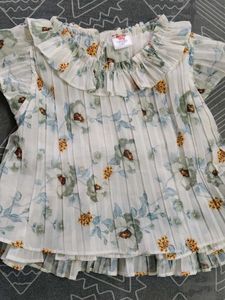 Cute Floral Top and Pants Set