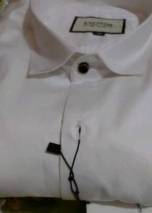 Classic White Button-Up Shirt