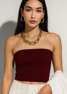 Burgundy Tube Top
