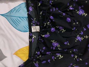 Chic Floral A-Line Midi Dress