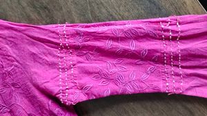 Short Sequenced And Embroidered Kurti