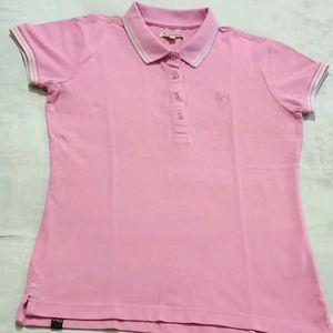 Being Human Pink Polo T-Shirt
