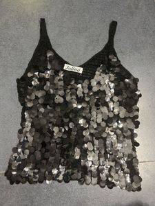 y2k Sequin Embellished Top