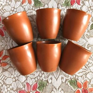 Set of 6 Terracotta Brown kulhad