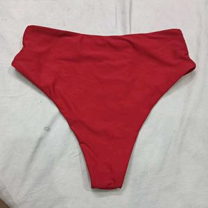 ❤️‍🔥 High-Waisted Red Bikini Bottom