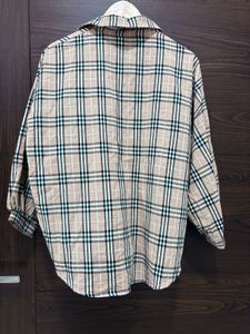 Classic Plaid Button-Up co -ord set